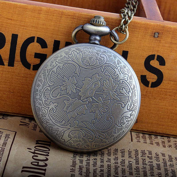 Vintage Style Harry Potter Hogwarts Pocket Watch