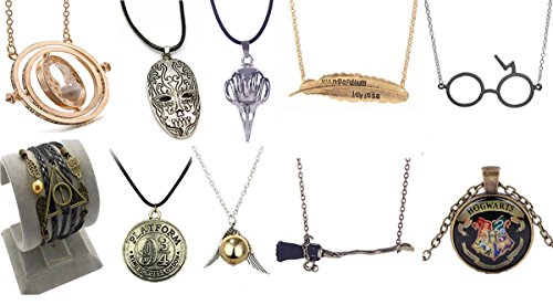 10 Pack Harry Potter Pendant Necklaces