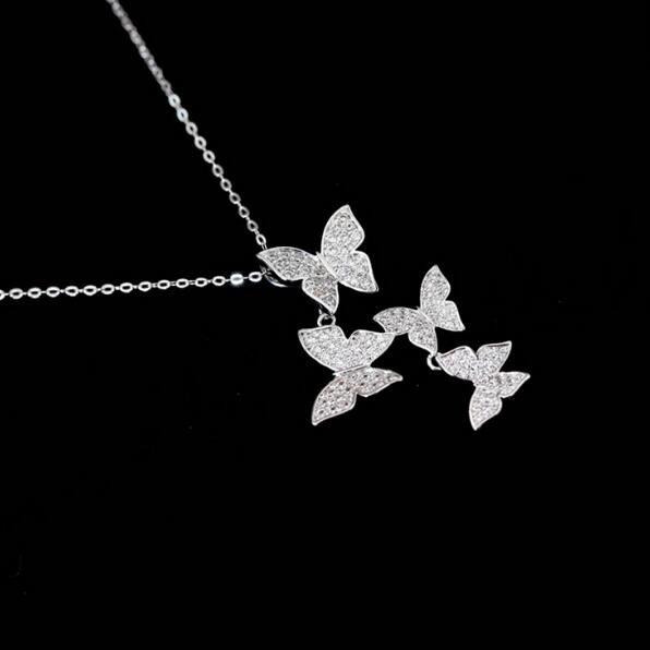 Zircon Butterfly Necklaces & Pendants