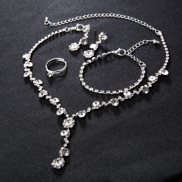 Crystal Bridesmaid Jewelry Set
