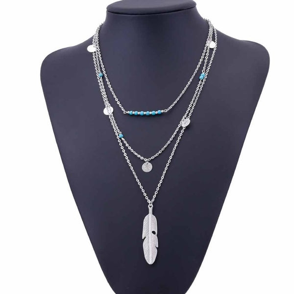 Fashion Feather Necklace