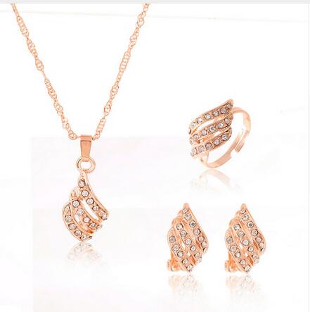 Wedding Crystal Fashion Jewelry Set
