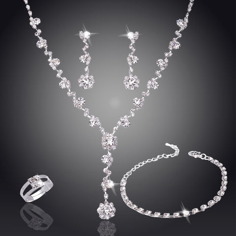 Crystal Bridesmaid Jewelry Set